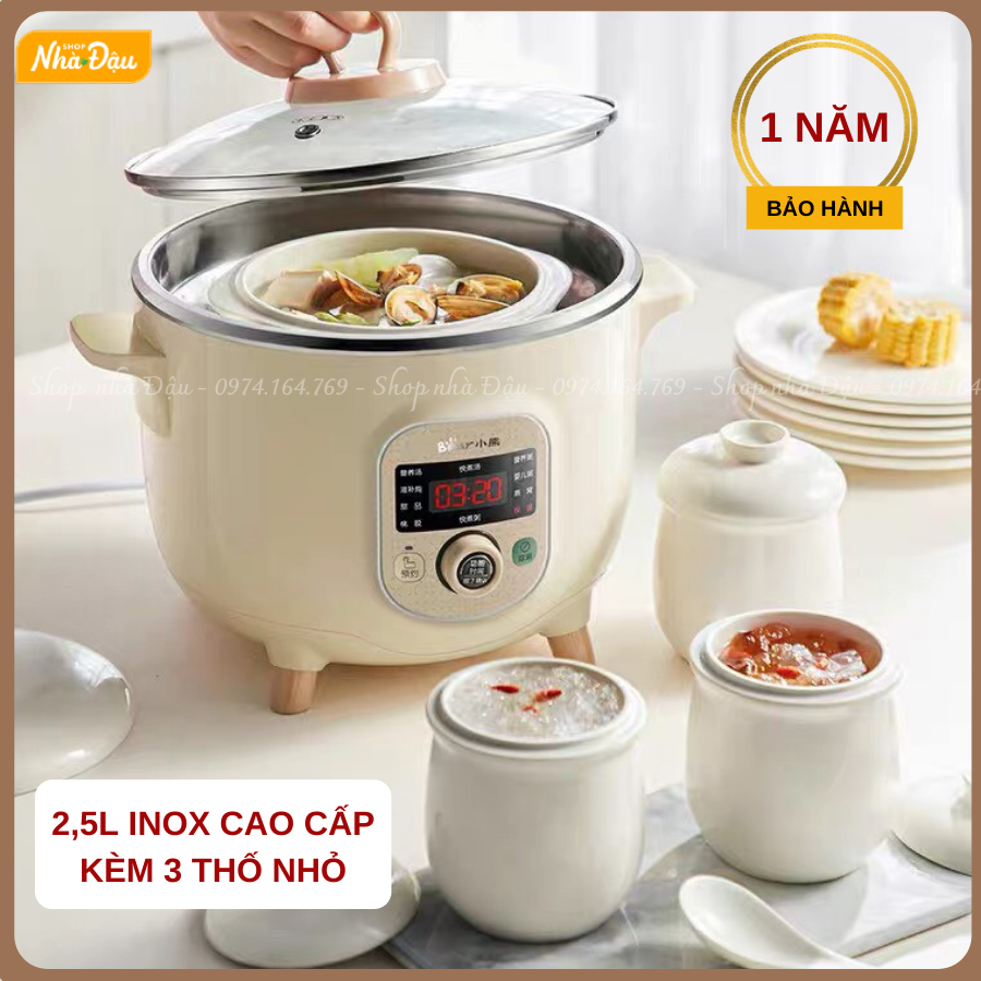 nồi hầm chậm bear