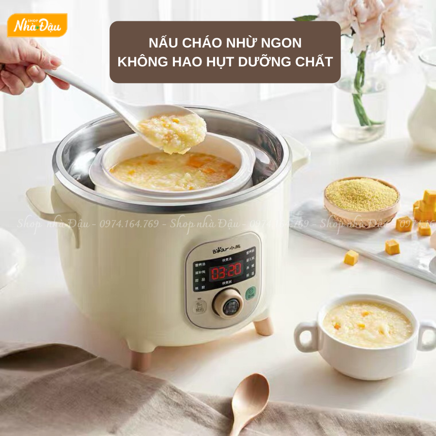 nồi hầm cháo chậm
