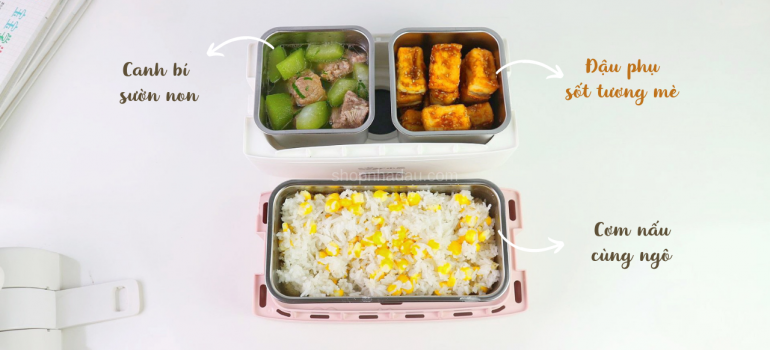 Thực đơn mang cơm đi làm cho thứ 2 đầu tuần