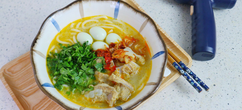 Cách nấu cháo canh bột mì ngon hương vị quê Bác