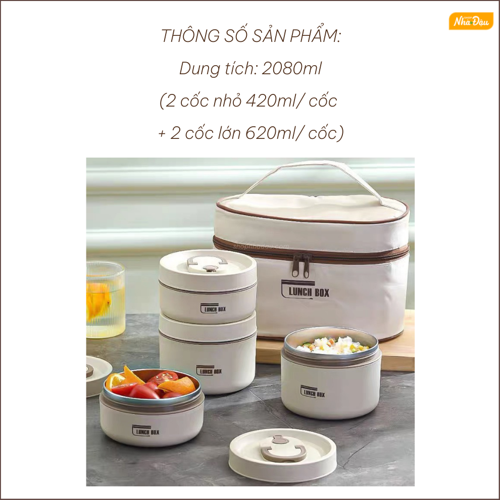 hộp cơm giữ nhiệt văn phòng