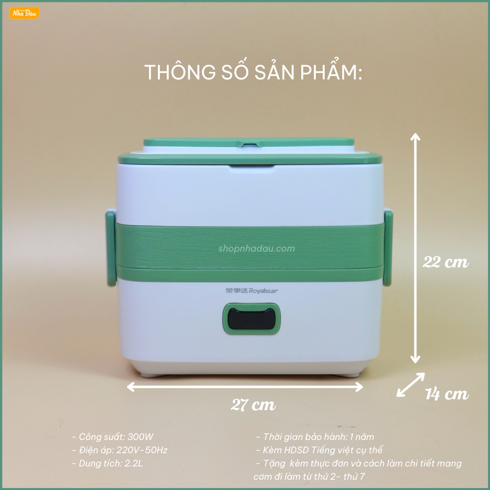 hộp cơm cắm điện